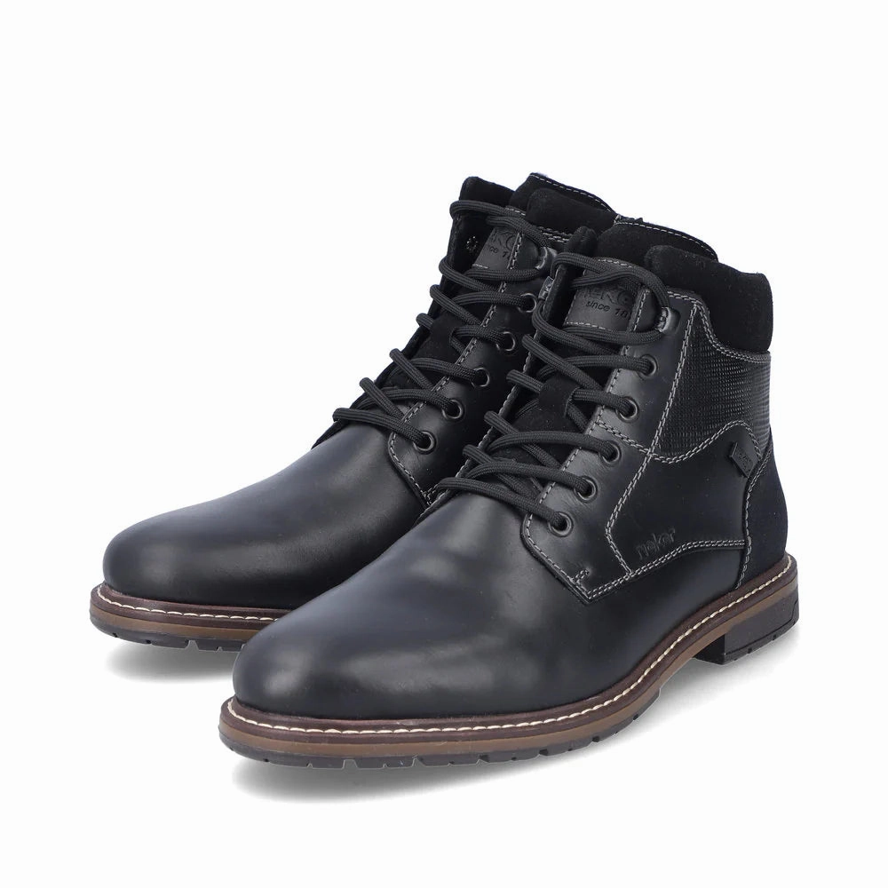 Tac Boots 13740-00 Black Ankle Lace/Side Zip RTex