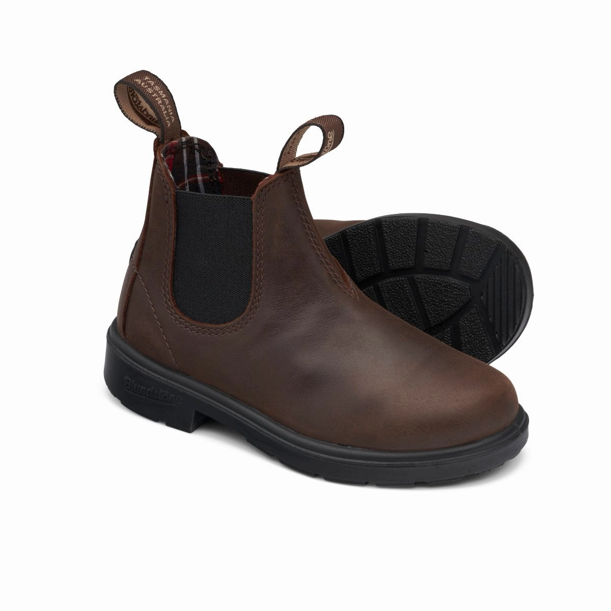 Chelsea Boots For Large Ankles 1468 Kids Antique Brown (Size 7UK-3UK; whole sizes)
