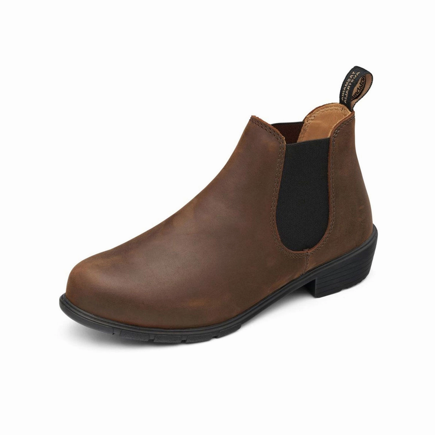 Marlowe Chelsea Boots 1970 Women's Low Heel Antique Brown