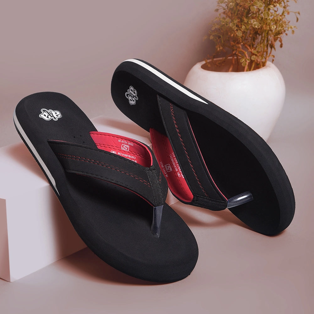 A-HA Black Casual Flip-Flops For Men EXACT By Liberty Size 8.5 Flip Flops