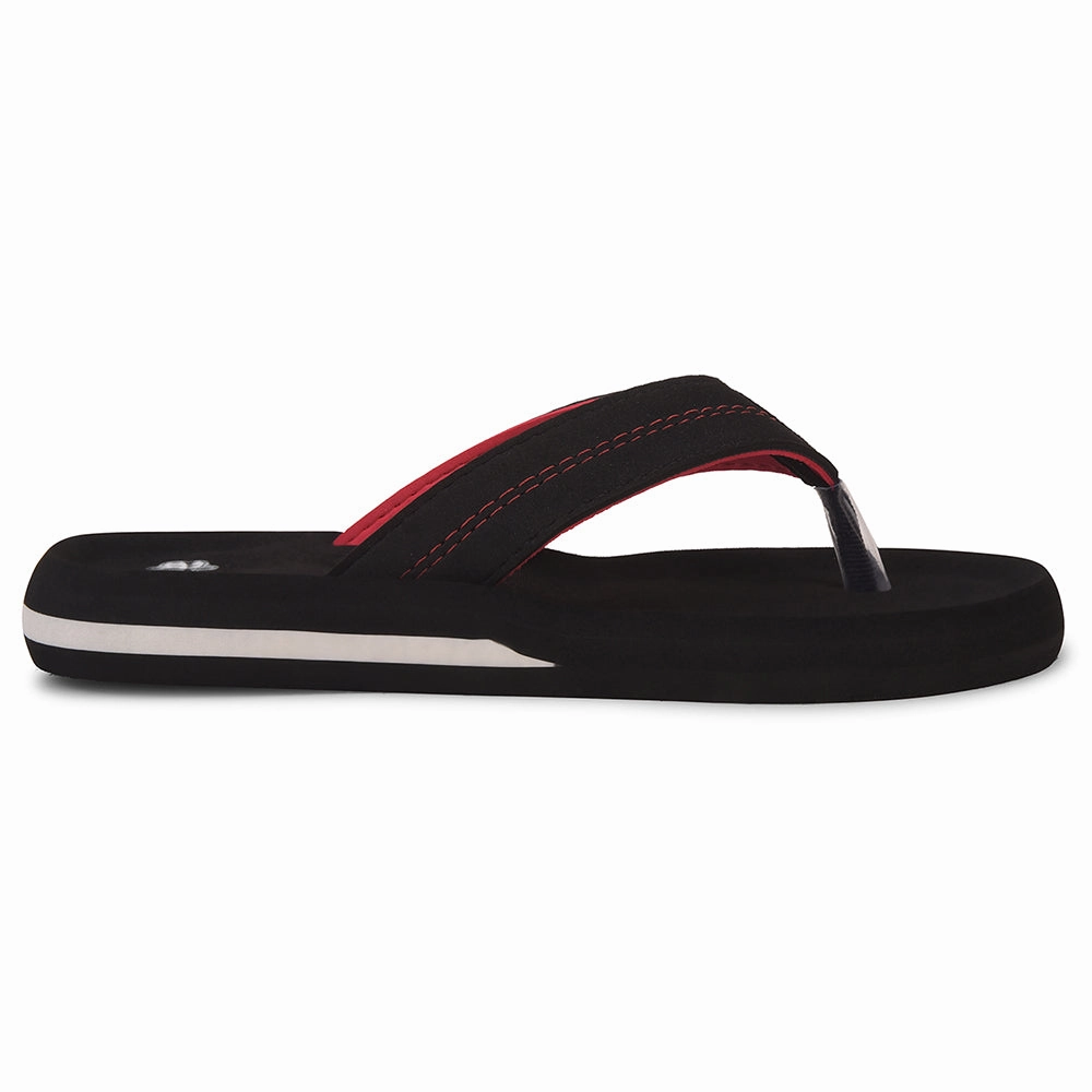 A-HA Black Casual Flip-Flops For Men EXACT By Liberty Tie Up Flip Flops