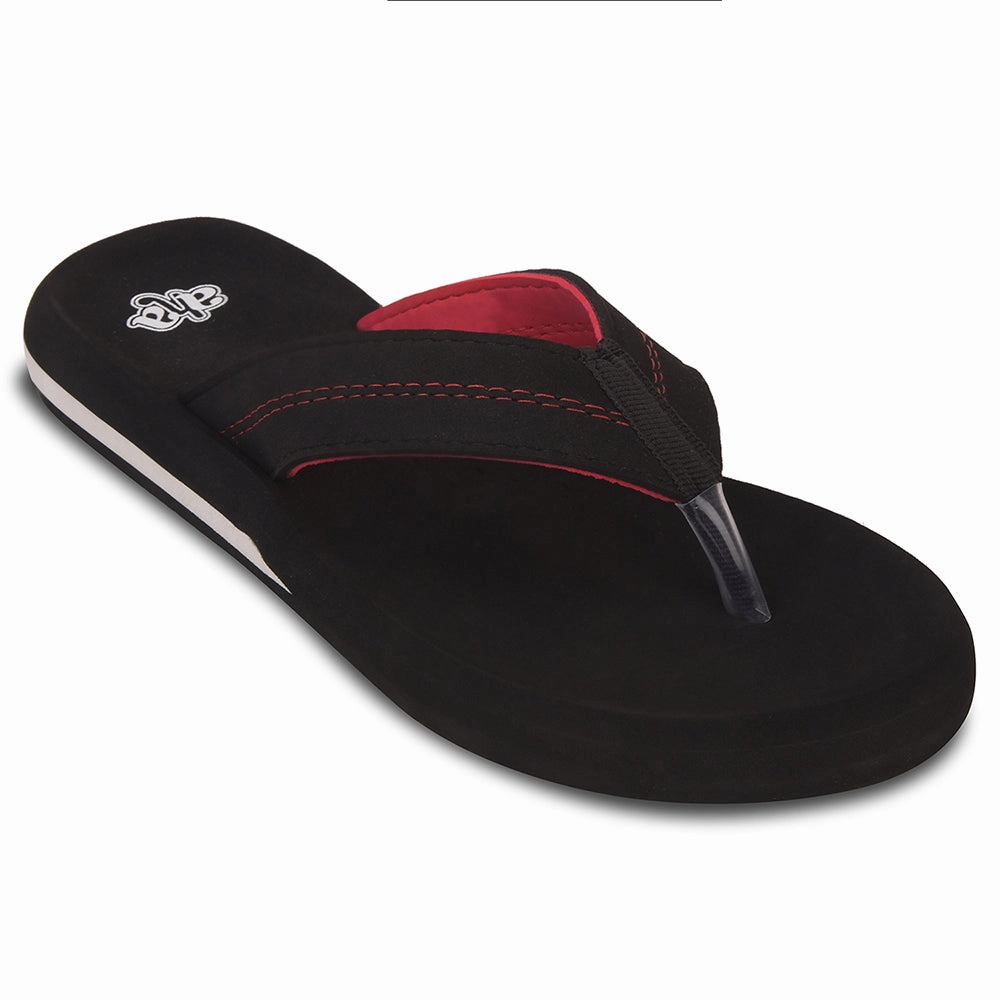 A-HA Black Casual Flip-Flops For Men EXACT By Liberty Brown Flip Flops