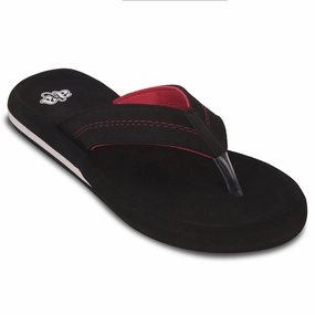 A-HA Black Casual Flip-Flops For Men EXACT By Liberty Layback Flip Flops