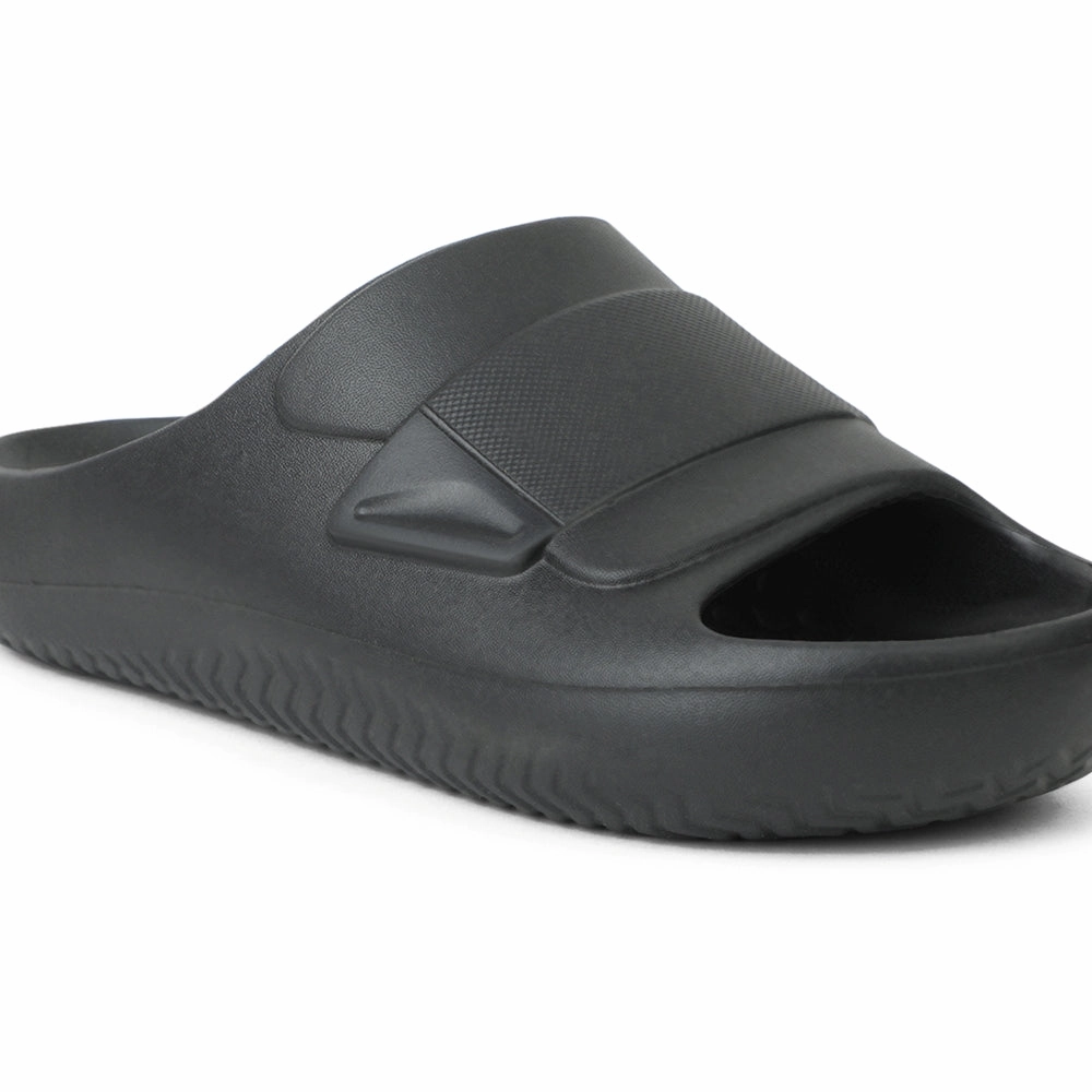 A-HA Black Casual Slides For Men DREAMWALKM By Liberty Slippers Australia