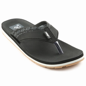 Cushion Phantom Flip Flops A-HA Casual Black Flip Flops For Men ANCO-03 By Liberty