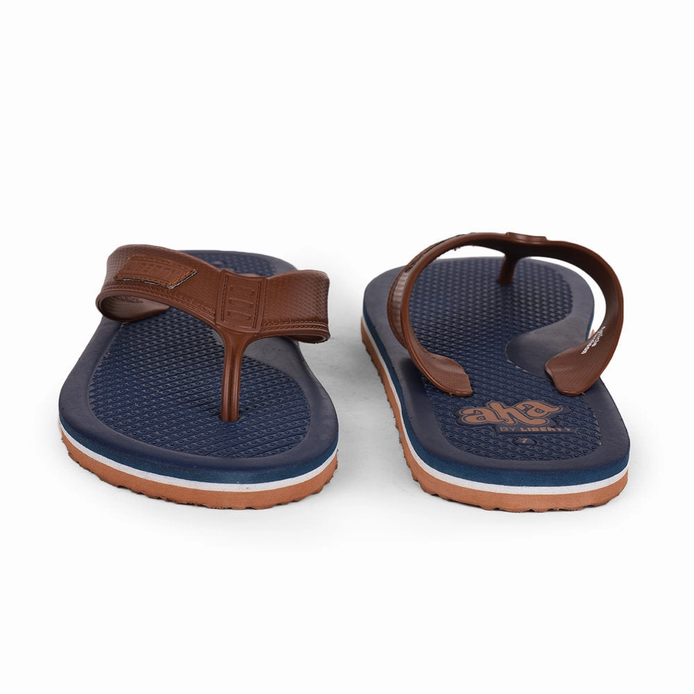 Flip Flops For The Gym A-HA Casual Navy Blue Flip-Flops For Men HARRISON By Liberty