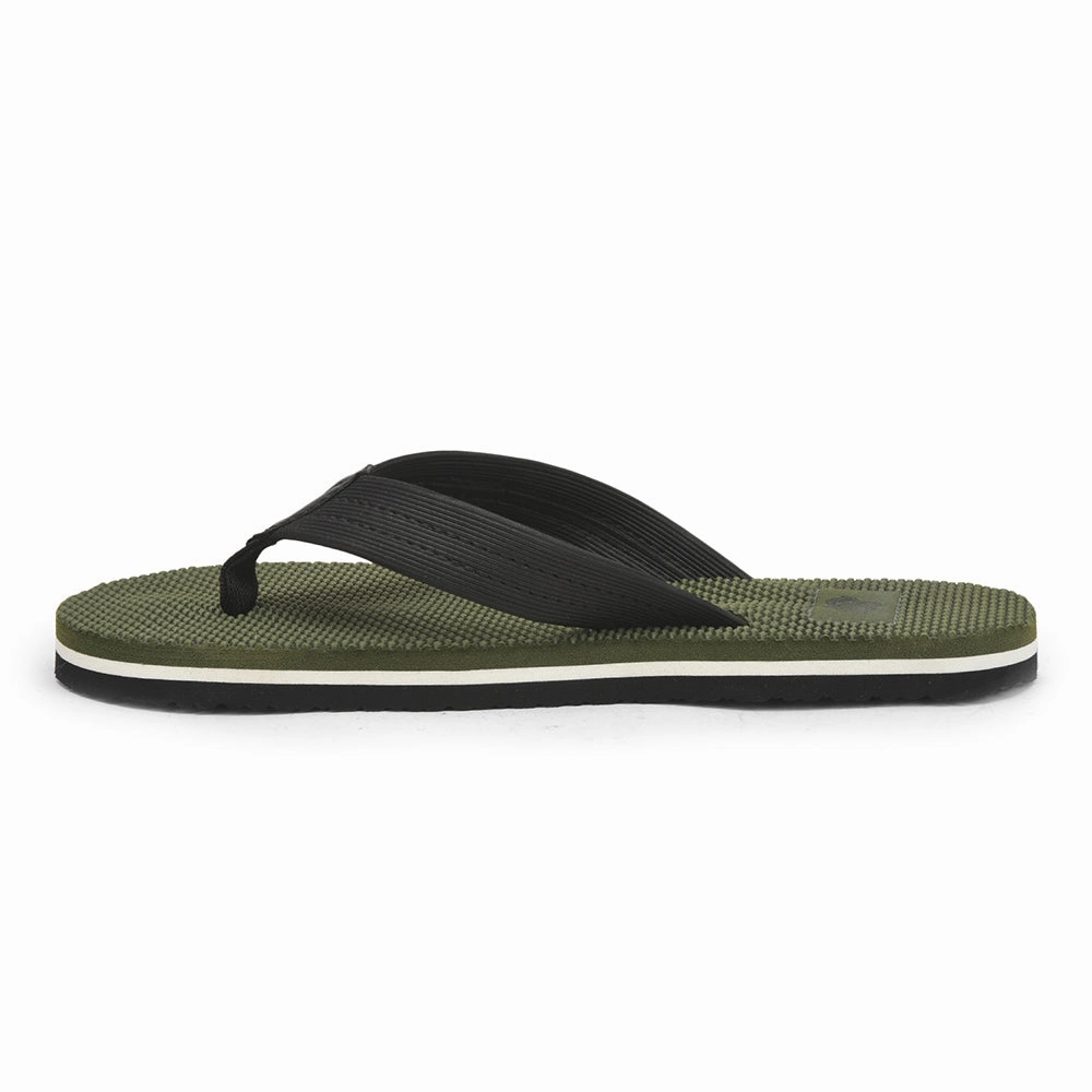 Cobalt Flip Flops A-HA Casual Olive Green Flip Flop For Men JTN-03 By Liberty