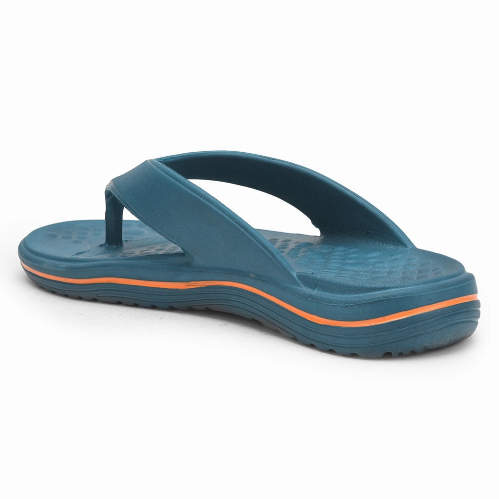 High Quality Flip Flops A-HA Casual Teal Blue Flip Flop For Men BEACHTIME By Liberty