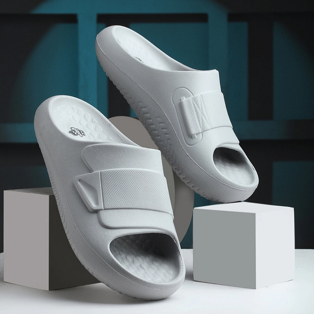 A-HA Grey Casual Slides For Men DREAMWALKM By Liberty Garnet Hill Slippers