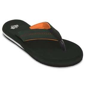 A-HA Olive Green Casual Flip-Flops For Men EXACT By Liberty Wearing Flip Flops While Driving