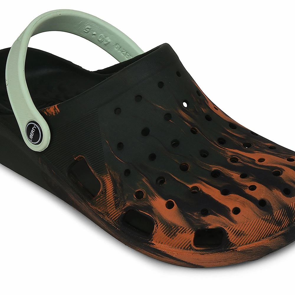 A-HA Olive Green Slingback Clogs For Men LPMXT-961E By Liberty Platform Crocs Sandals