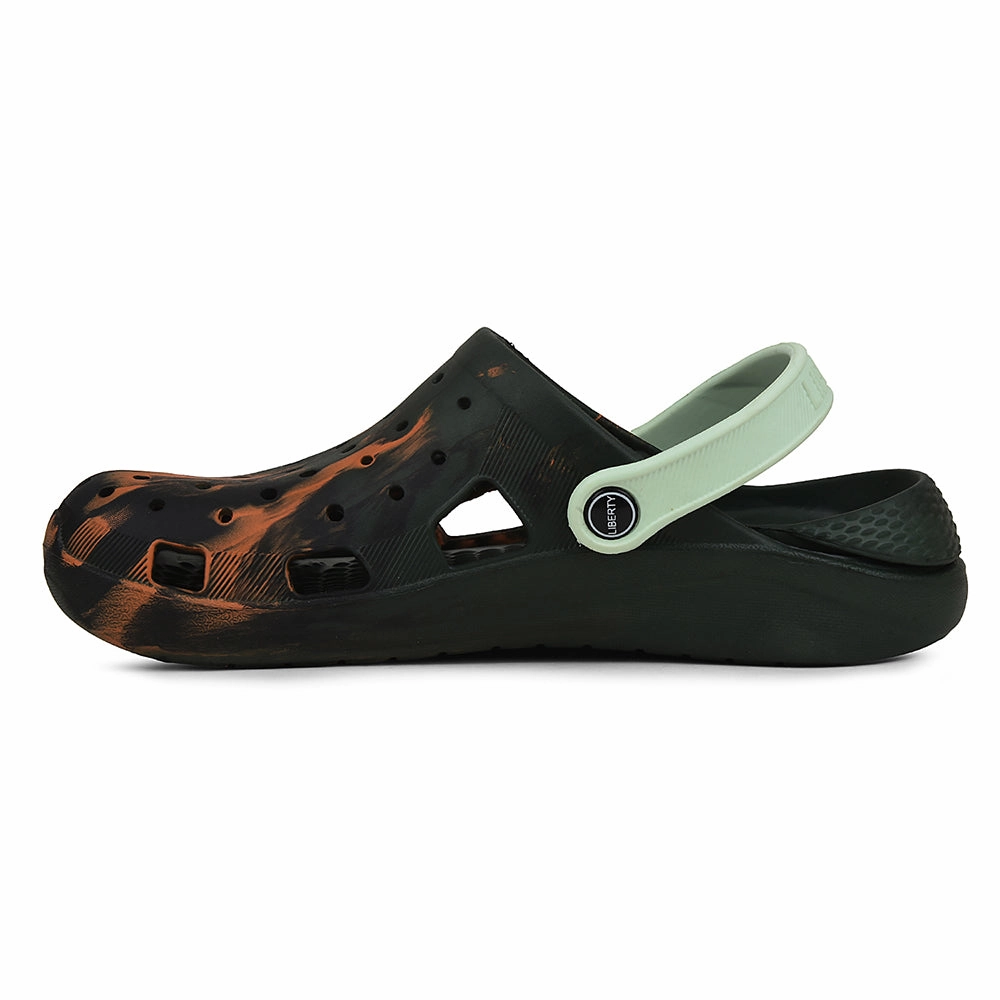 A-HA Olive Green Slingback Clogs For Men LPMXT-961E By Liberty Sandals Caribbean