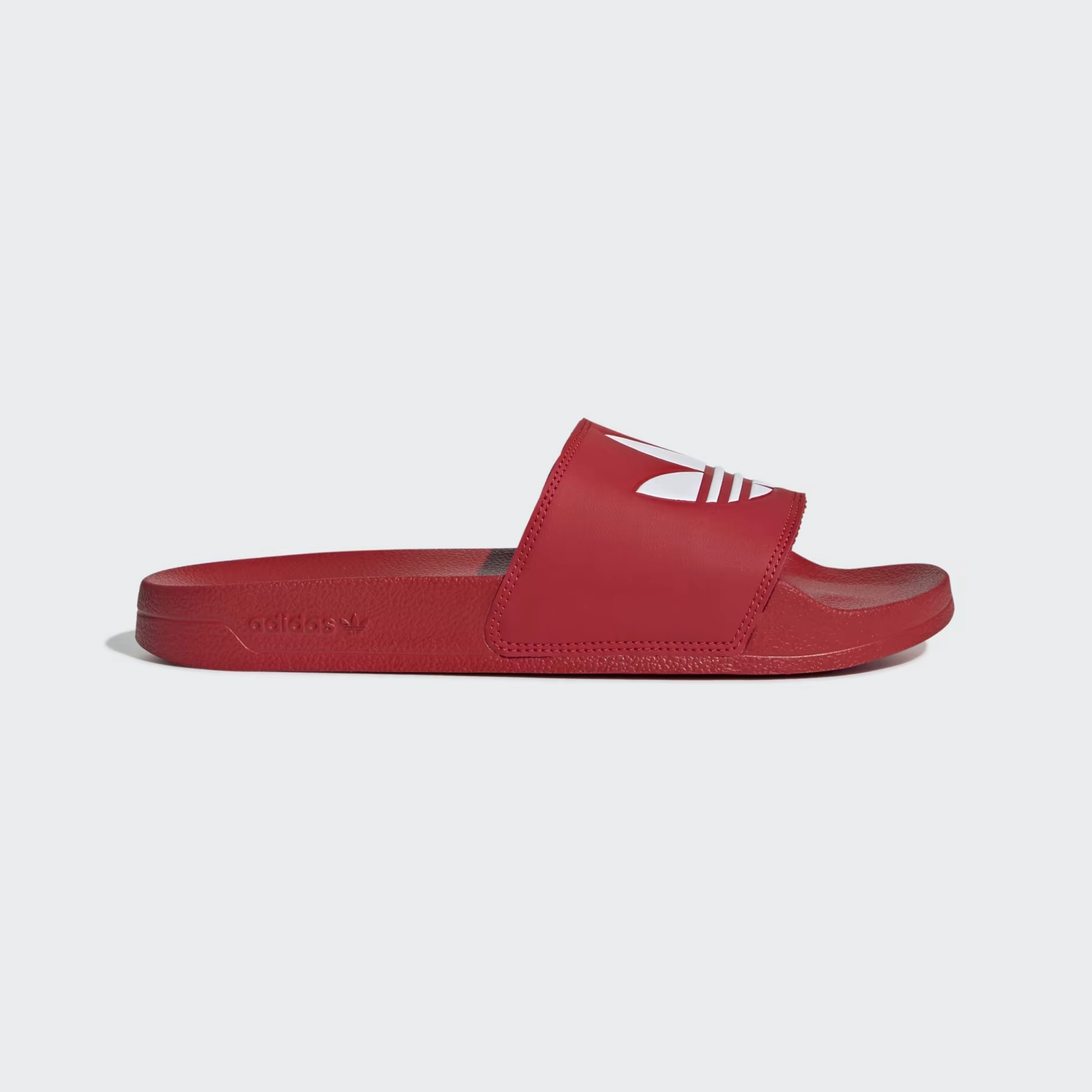 Better Felt Slippers Adidas Adilette Lite Red Slides