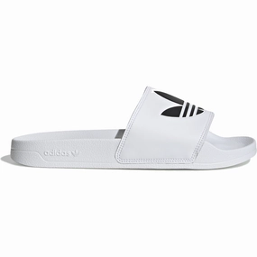 Adidas Adilette Lite Slides - Cloud White / Core Black Slingback Slippers