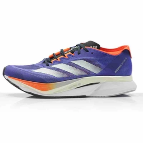 Cushioned Shoes Running adidas Adizero Boston 12 Men's Running Shoe - Lucid Blue/Ftwr White/Impact Orange