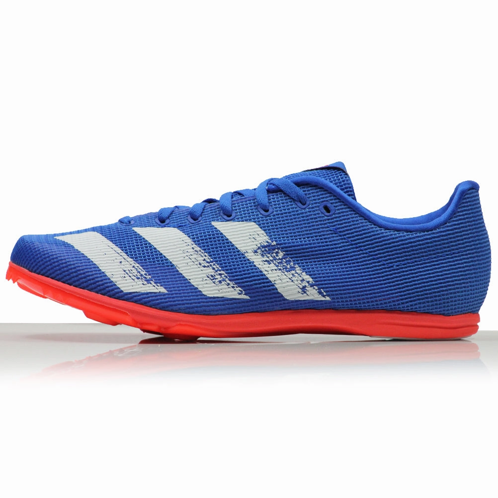 adidas Allroundstar Junior Running Spike - Glow Blue/Core White/Solar Red Best Rated Running Shoes