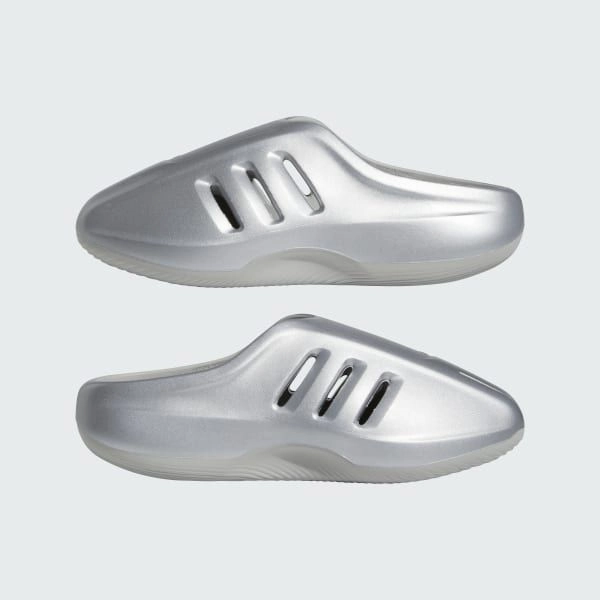 Car Shaped Slippers Adidas Men's Adifom IIInfinity Mules - Silver Metallic