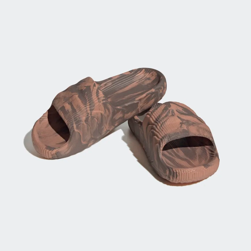 Good Slippers For Sweaty Feet Adidas Men's Adilette 22 Slides - Clay Strata / Earth Strata / Core Black