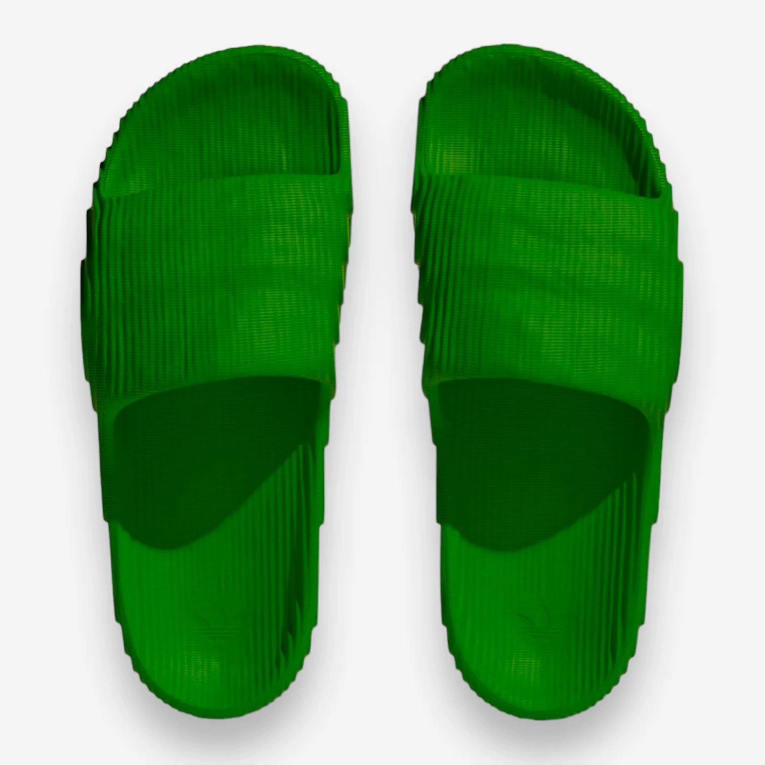 Spanish For Slippers Adidas Men's Adilette 22 Slides - Green / Black