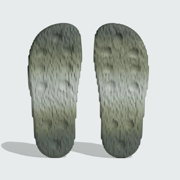 Boomba Slippers Adidas Men's Adilette 22 Slides - Wonder Silver / Silver Green / Core Black