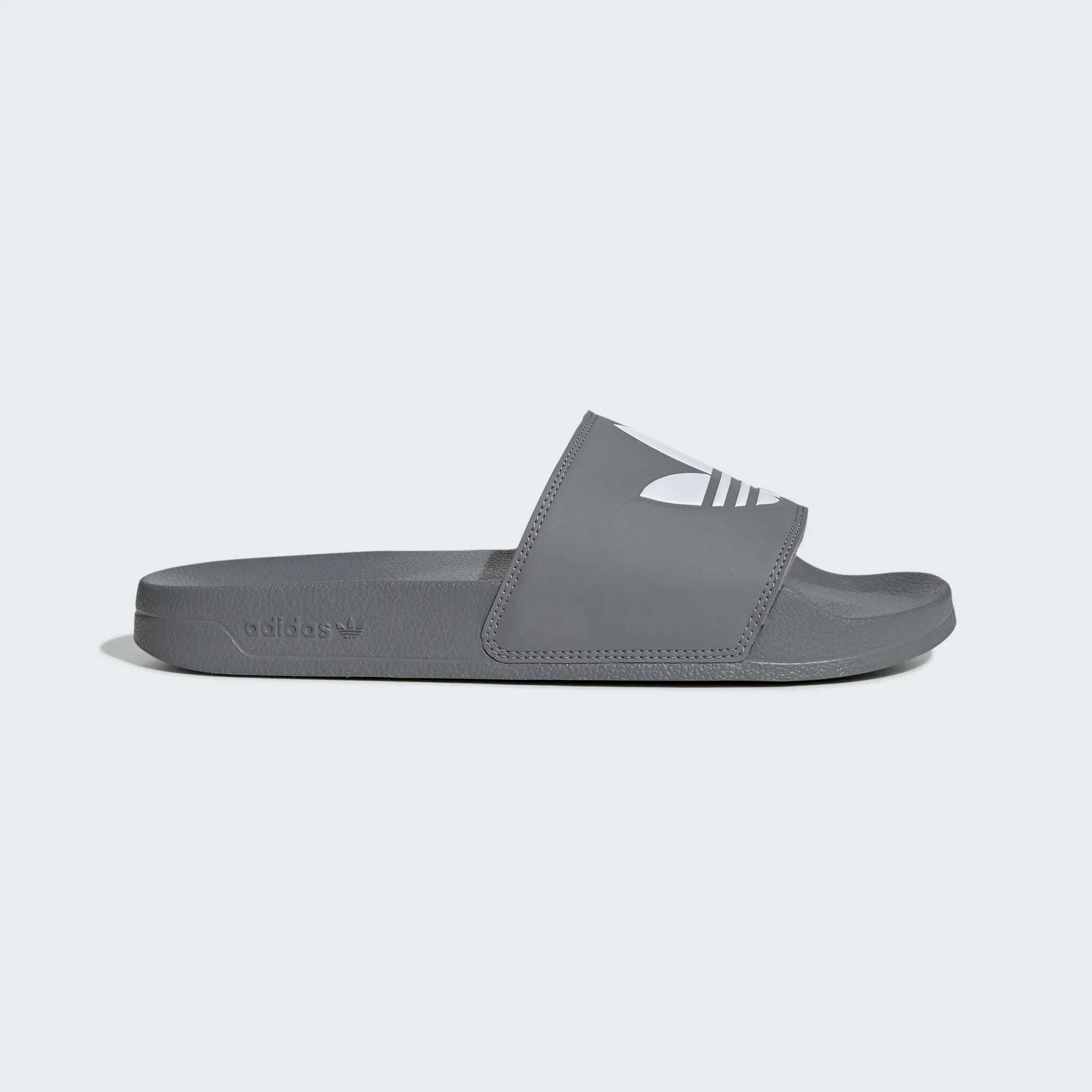 Birkenstock Shearling Slippers Adidas Men's Adilette Lite Slides - Grey Three / Cloud White