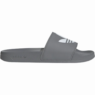 Purple Slippers Adidas Men's Adilette Lite Slides - Grey Three / Cloud White