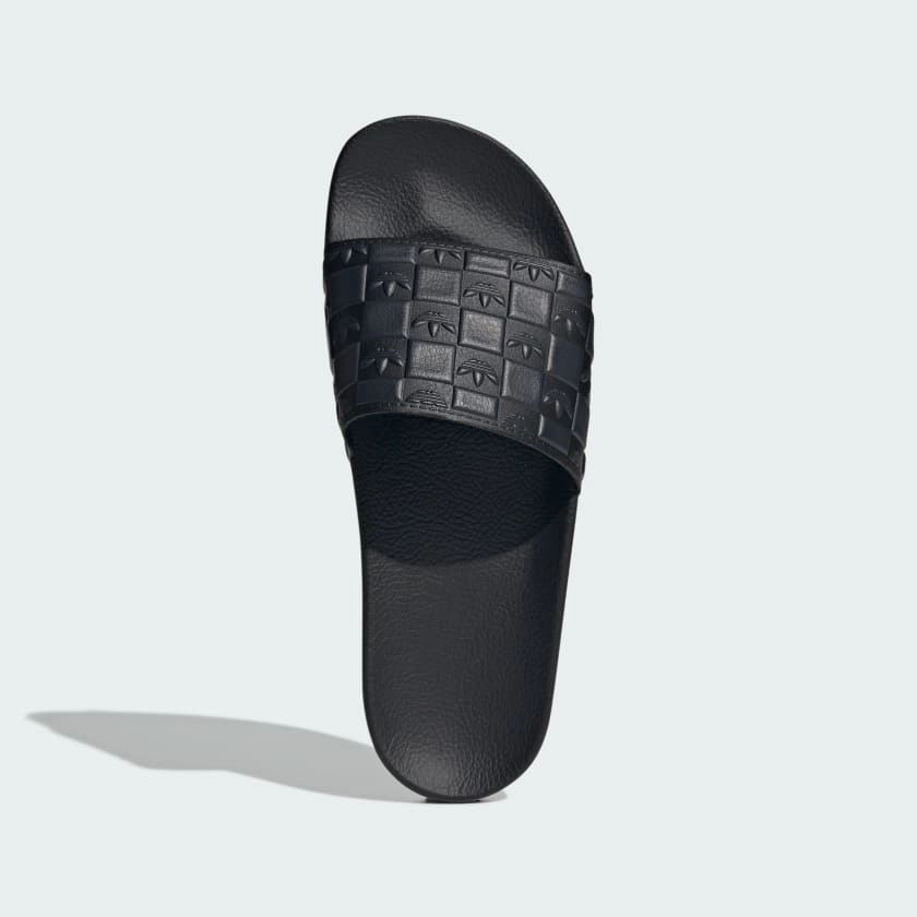 Australian Sheep Slippers Adidas Men's Adilette Slides - Core Black / Carbon
