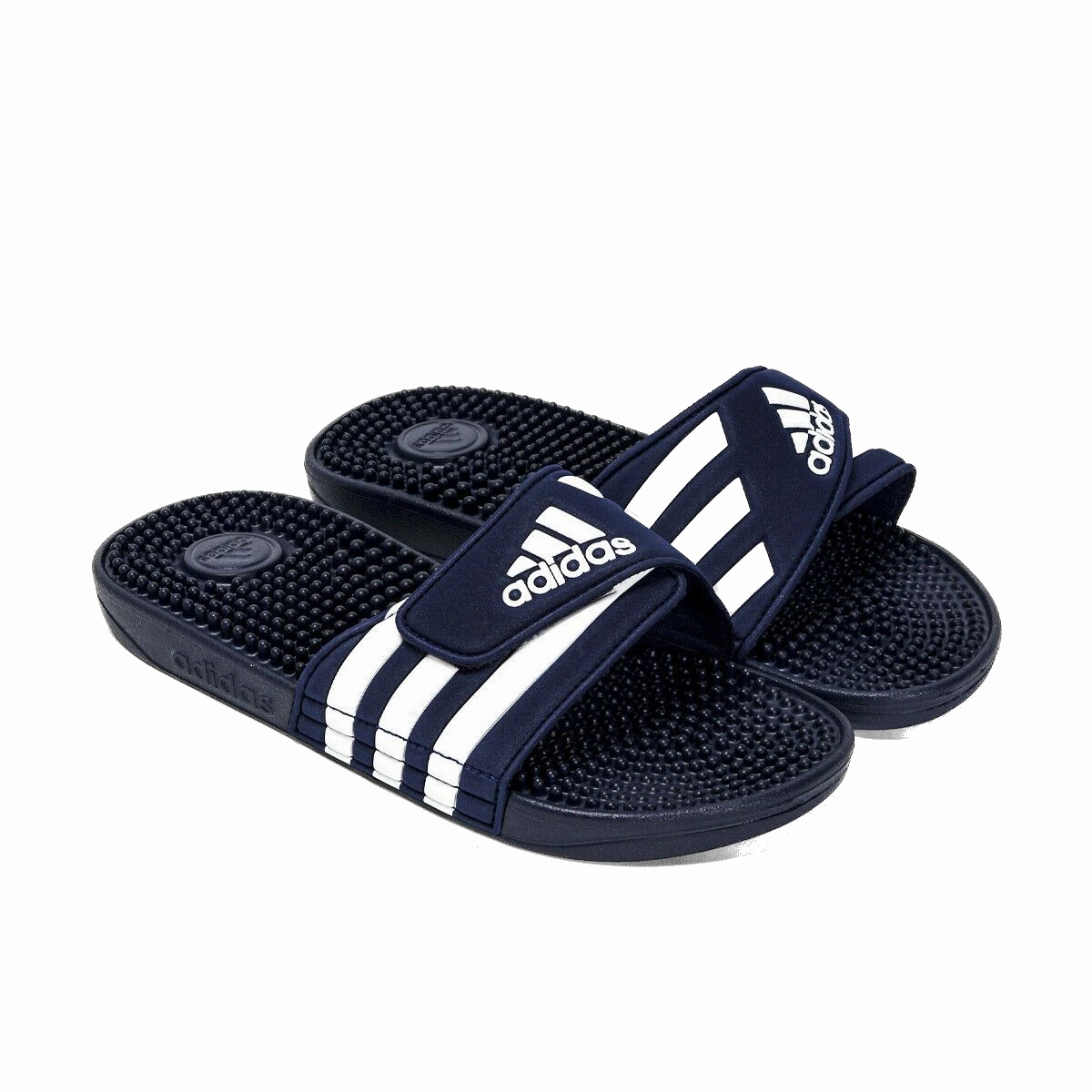 Slippers Code Dti Adidas Men's Adissage Slides - Dark Blue / Cloud White / Dark Blue