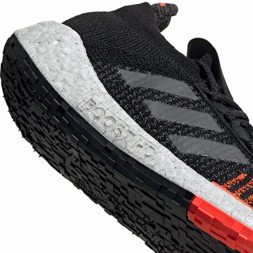 Running Shoe Warehouse adidas Pulseboost HD Men's Running Shoe - Core Black/Grey Five/Solar Red