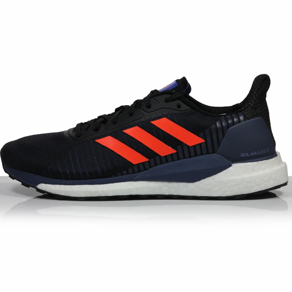 Great Long Distance Running Shoes adidas Solar Glide ST 19 Men's Running Shoe - Core Black/Solar Red