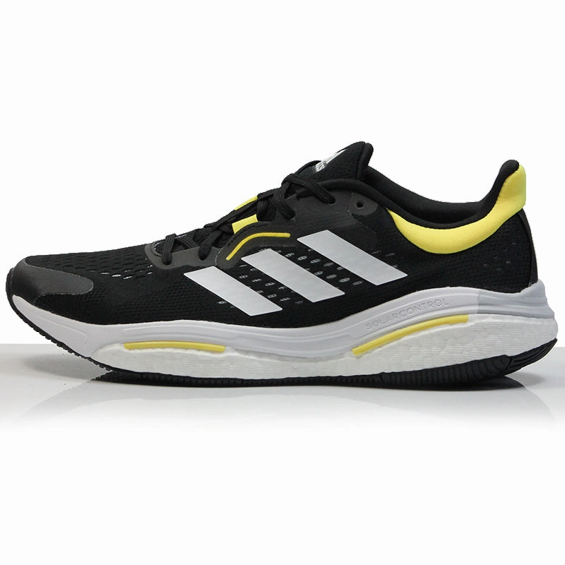 Best Overpronation Running Shoe adidas SolarControl Men's Running Shoe - Core Black/Cloud White/Beam Yellow