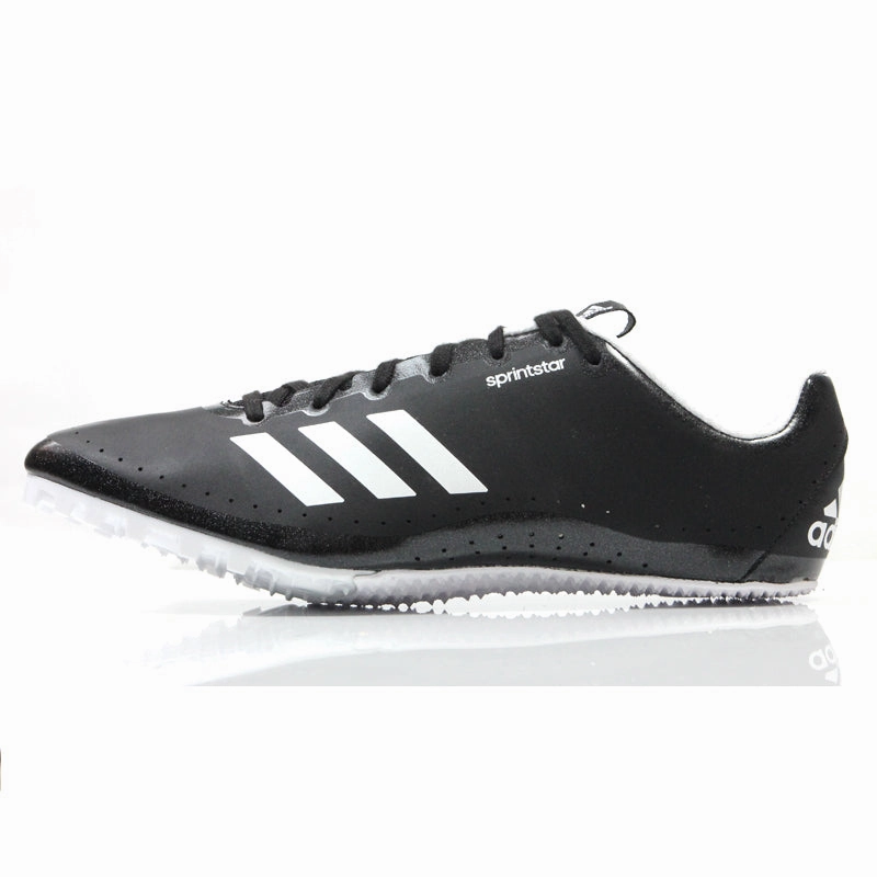 Good Running Shoes For Wide Flat Feet adidas Sprintstar Men's Track Spike - Core Black/Cloud White