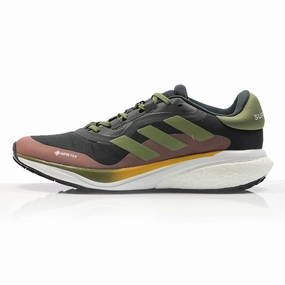 Spring Running Shoes adidas Supernova 3 GTX Men's Running Shoe - Core Black/Olive Strata/Wonder Clay