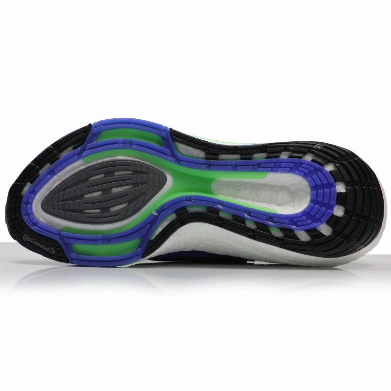 Best Distance Running Shoes Adidas UltraBoost 21 Men's Running Shoe - Sonic Ink/Core Black/Screaming Green