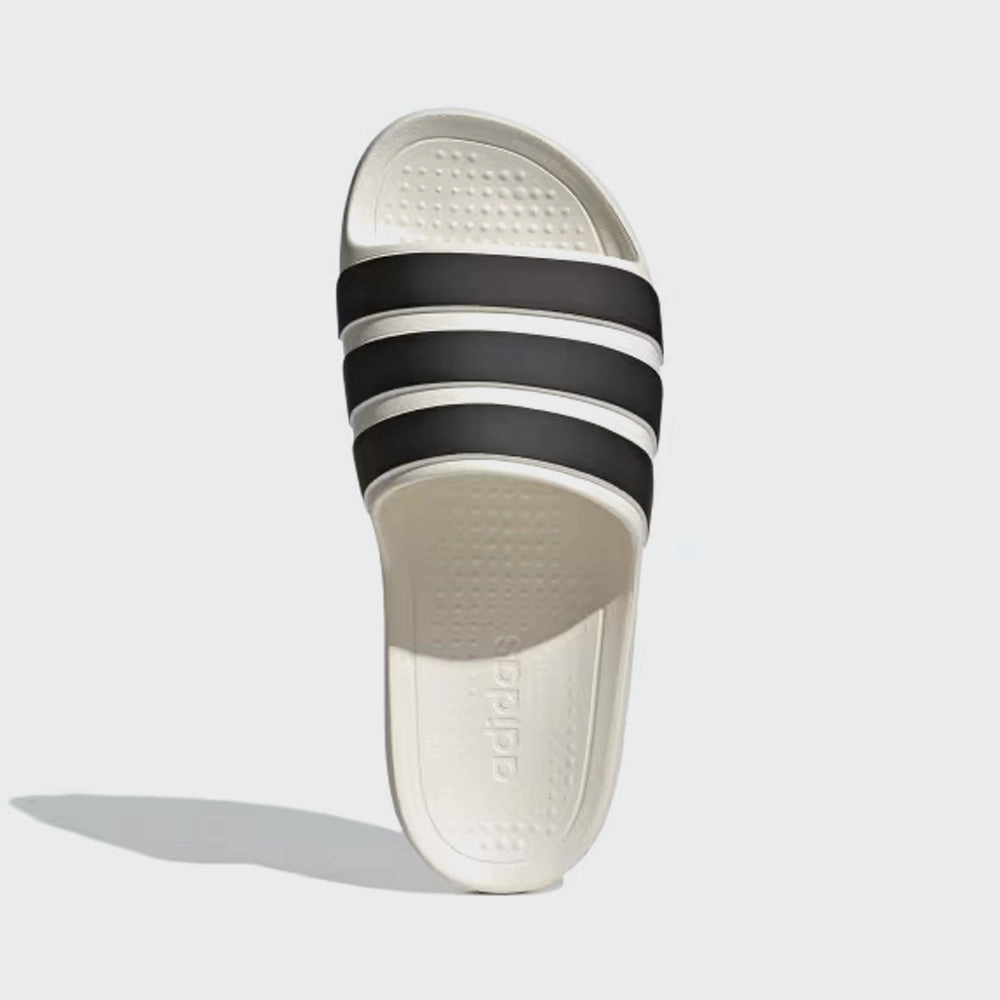 Felt Clog Slippers Adidas Unisex Adilette Flow Slides White