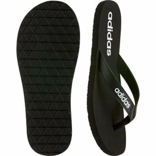 Sky Slippers Adidas Unisex Eezay Black Flip-Flop Thongs