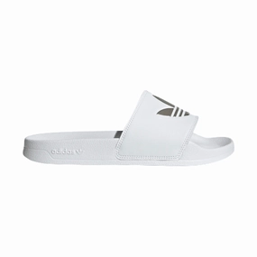 Adidas Women's Adilette Lite Slides - Cloud White / Matte Silver Traditional Japanese Slippers