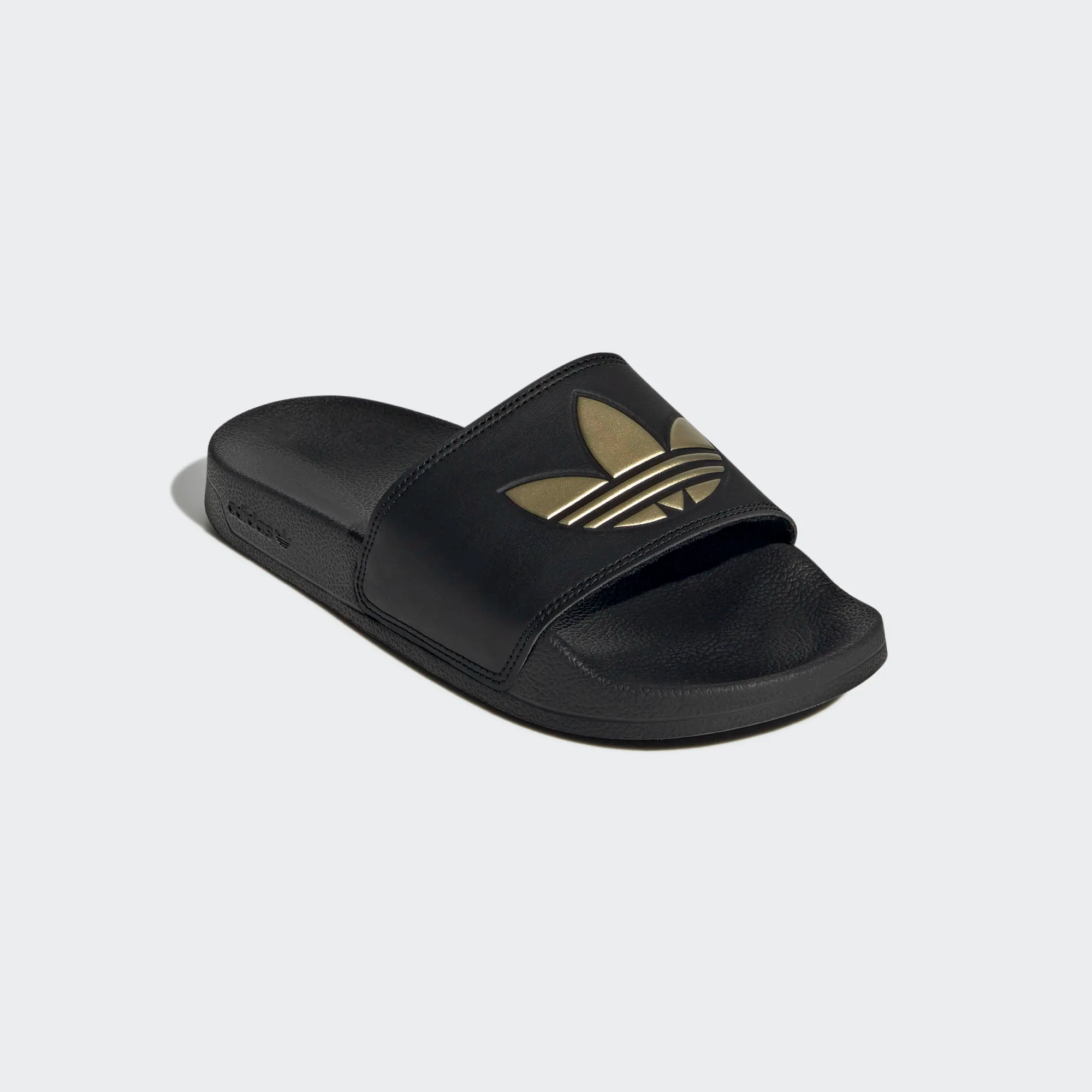 Nest Slippers Adidas Women's Adilette Lite Slides - Core Black / Matte Gold