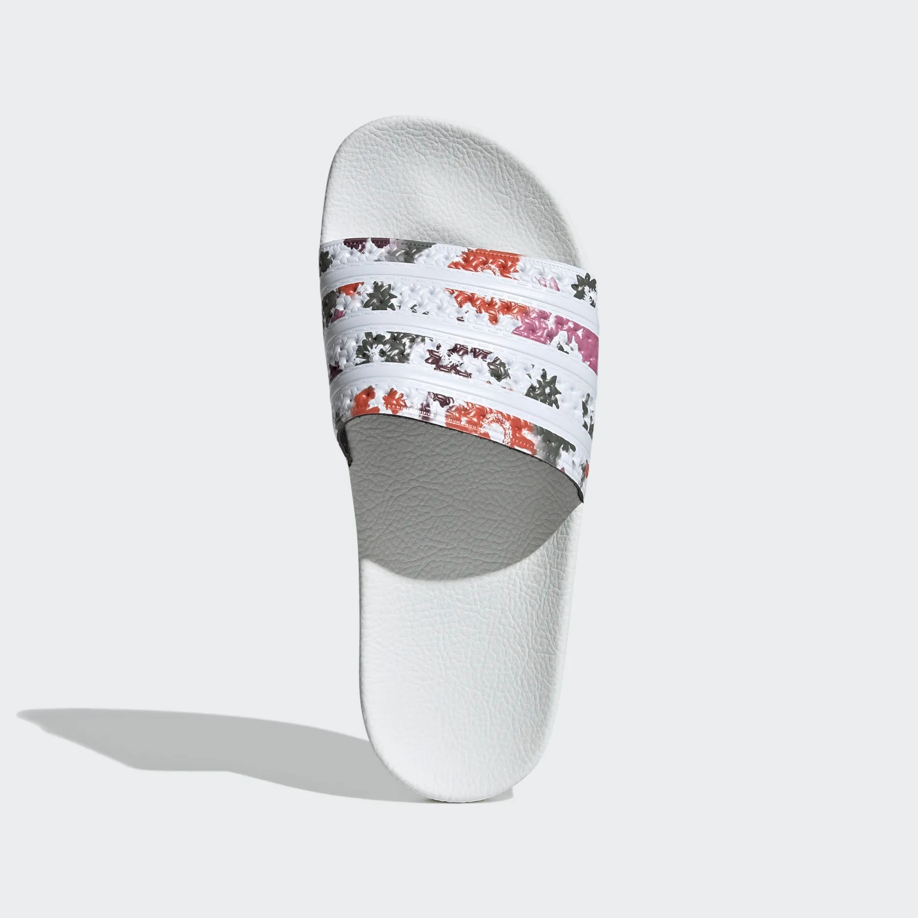 Chillo Slides Adidas Women's Adilette Slides - Cloud White / Floral