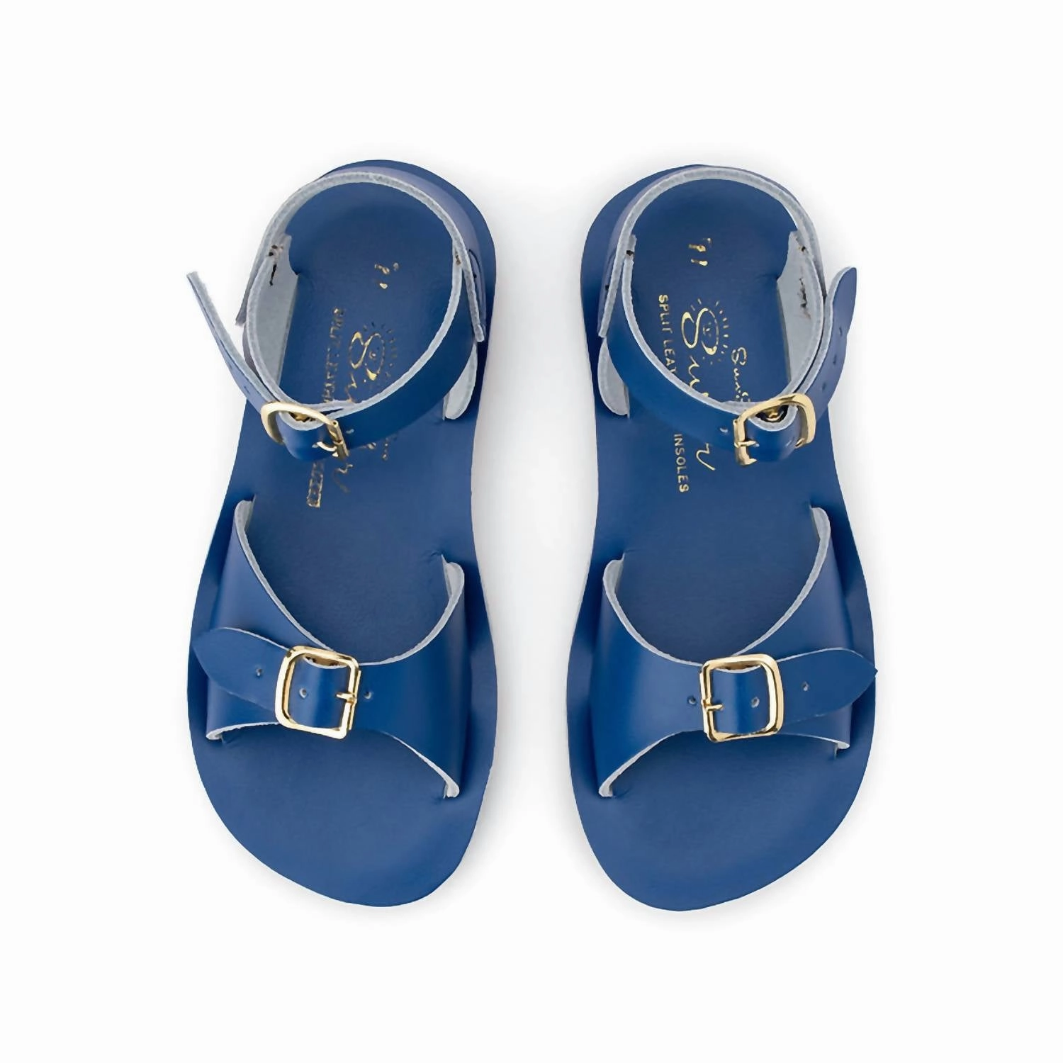 Hush Puppies Sandals Kids Two-Strap Sandal In Cobalt