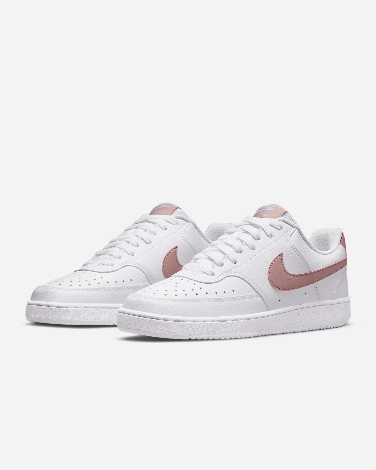 Nike Court Vision Low Next Nature DH3158-102 Women White Comfort Shoes FD1260 (White,9.5) Skateboarding Nike Shoes