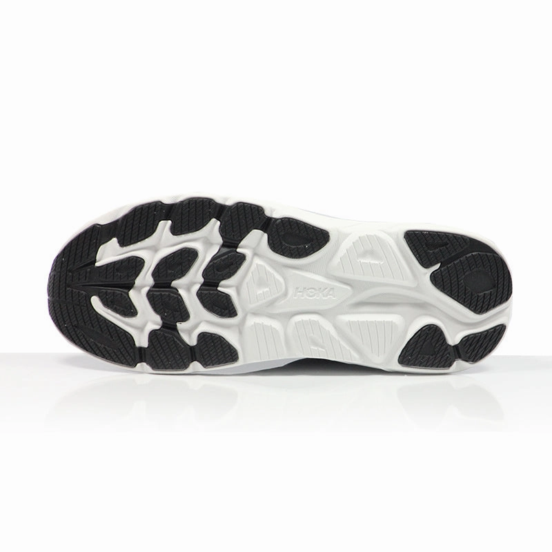 Hoka One One Clifton 10 Men's Running Shoe - Black/White Zoom X Running Shoes