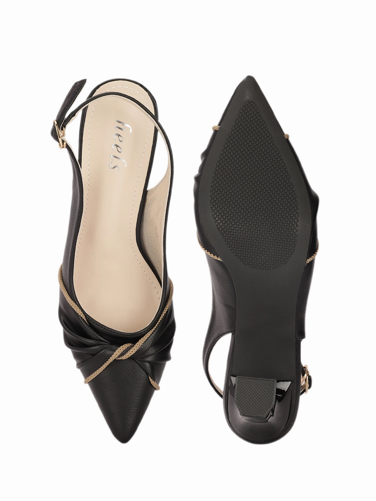 High Heel Marathon Alba Swirl Slingback Pumps