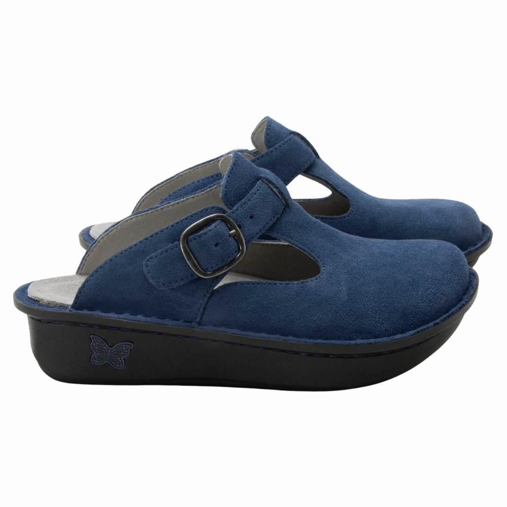 Alegria Classic Oceanic Suede Clog (Women's) Italian Garden Clogs