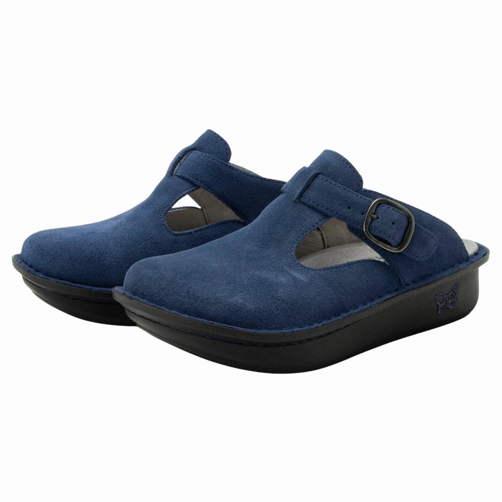 Alegria Classic Oceanic Suede Clog (Women's) Toilet Clogs Every Other Flush