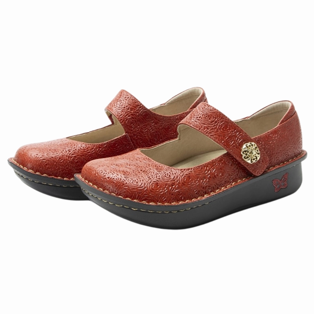 Alegria Paloma Coralita Leather Mary Jane (Women's) Clogs Italian