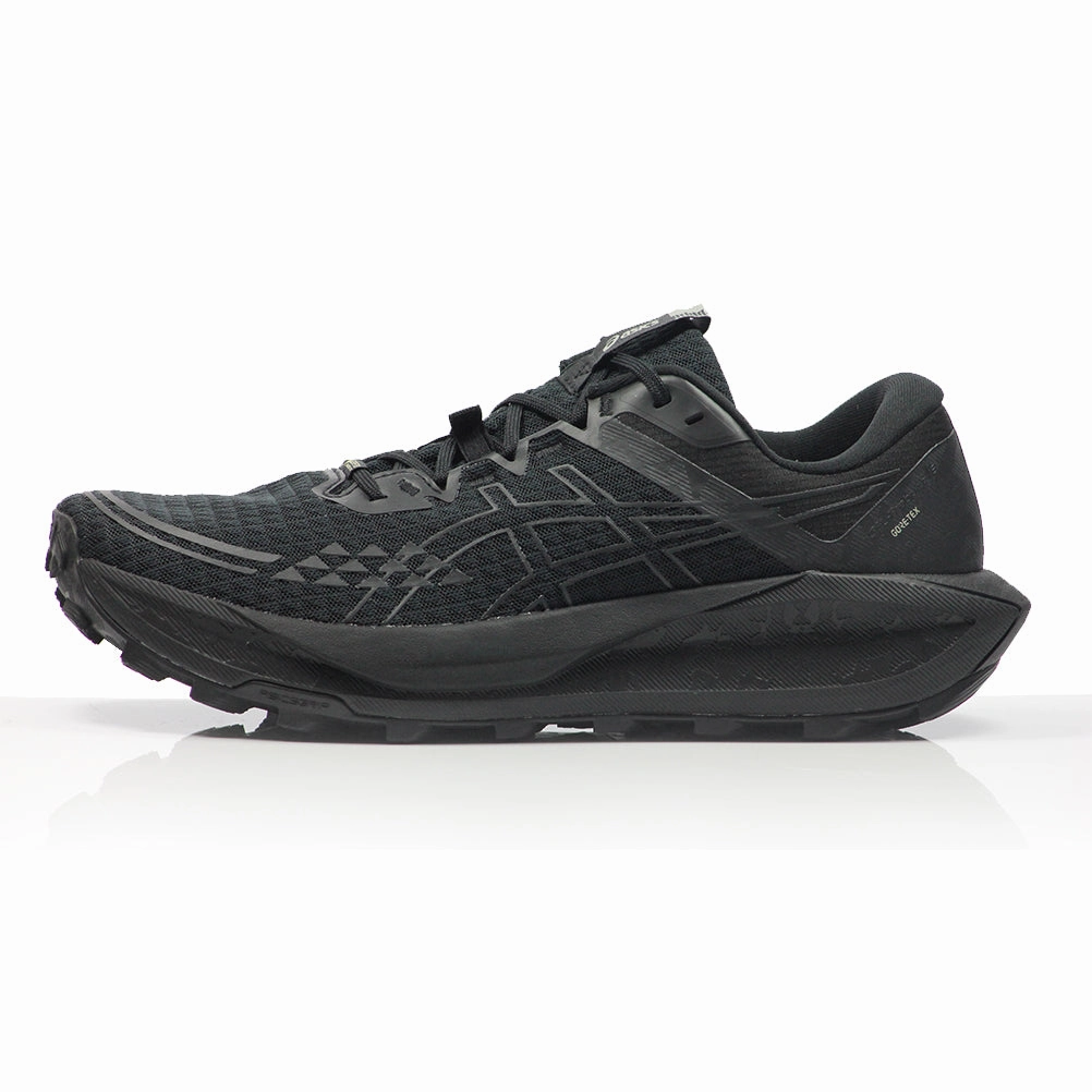 Asics Shoes Toe Box Asics Men's Gel-Trabuco 13 GTX Trail Shoe - Black/Graphite Grey