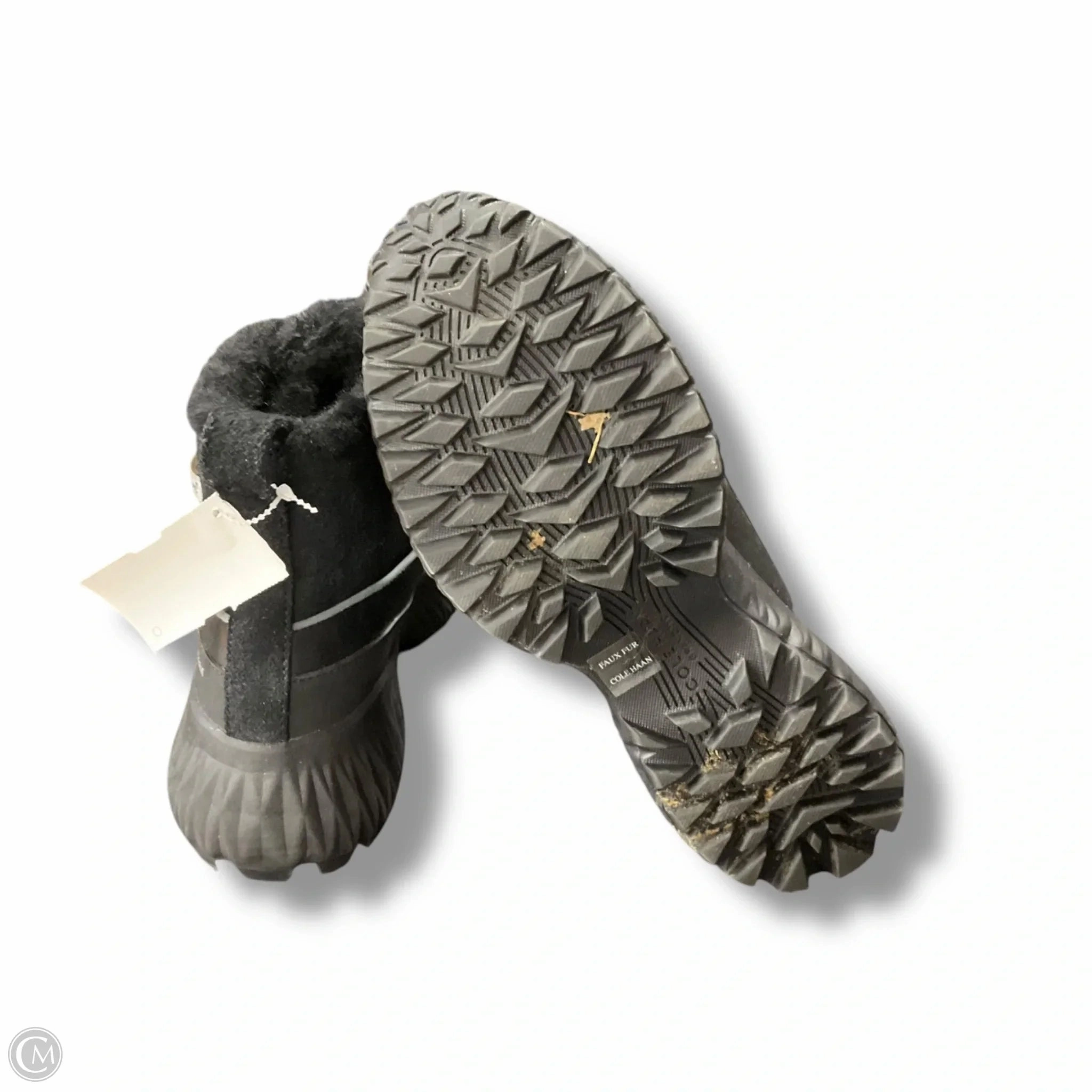 Boots Hiking By Cole-haan In Black, Size: 7.5 No Tie Hiking Boots