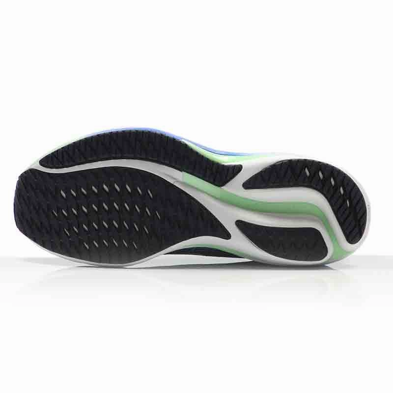 Best Barefoot Running Shoes Mizuno Wave Rider 28 Men's Running Shoe - Vintage Indigo/Neo Mint/Frontier Blue