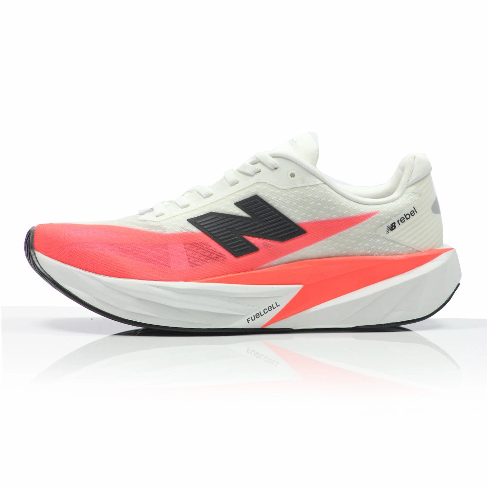 Best Running Shoes For Obese New Balance FuelCell Rebel v5 Men's Running Shoe - Urgent Red/NB White/Sea Salt